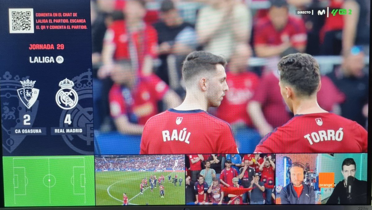 Aquí un ejemplo de multicamara de LaLiga EA SPORTS